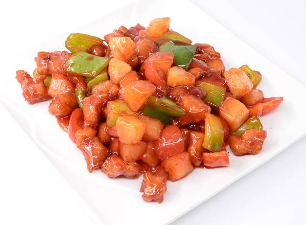 Order Sweet Sour Chicken (White Meat) (甜酸雞) food online from Hong Kong City store, Alameda on bringmethat.com