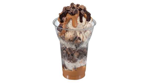 Order Reese Peanut Butter Cup Layered Sundae food online from Baskin Robbins store, Clinton on bringmethat.com