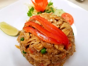 Order Cajun Fried Rice food online from Nine Elephants store, Corning on bringmethat.com