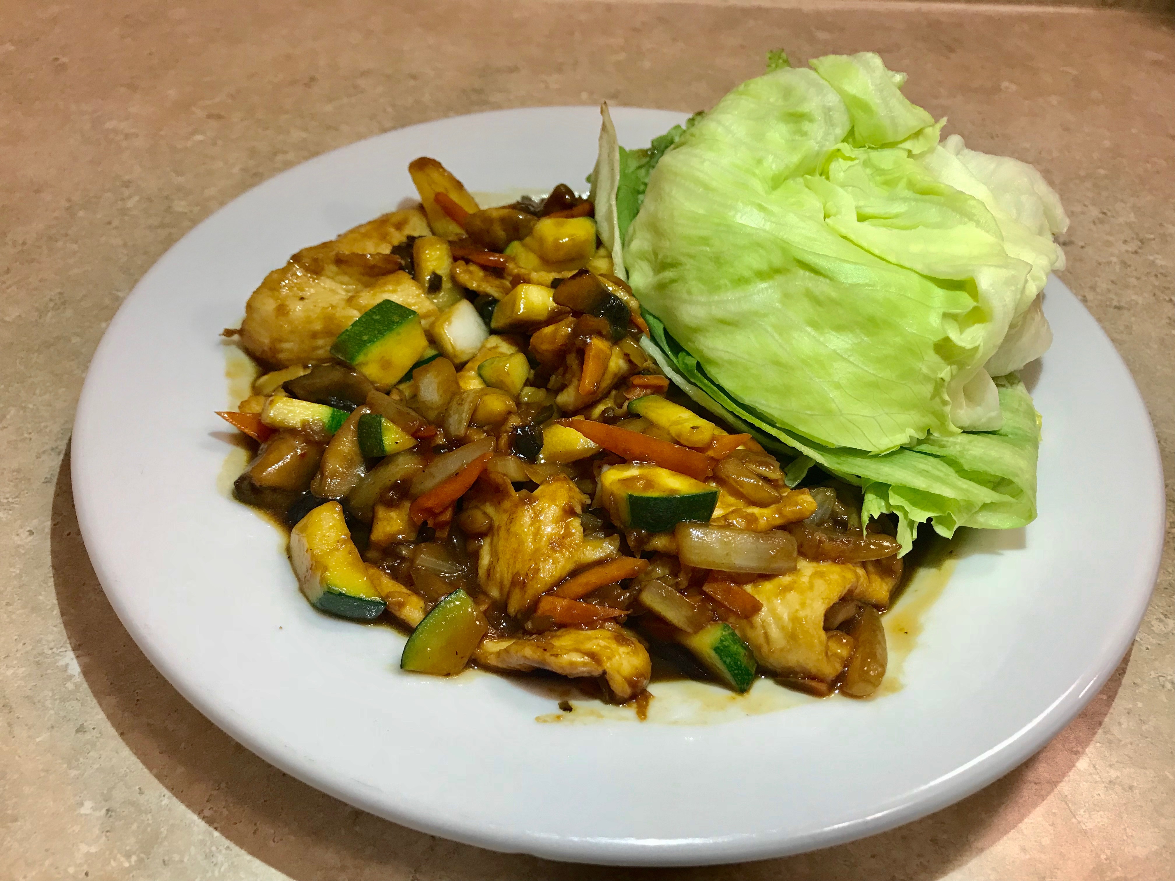 Order A7. Chicken Lettuce Wraps food online from China Island store, Mansfield on bringmethat.com
