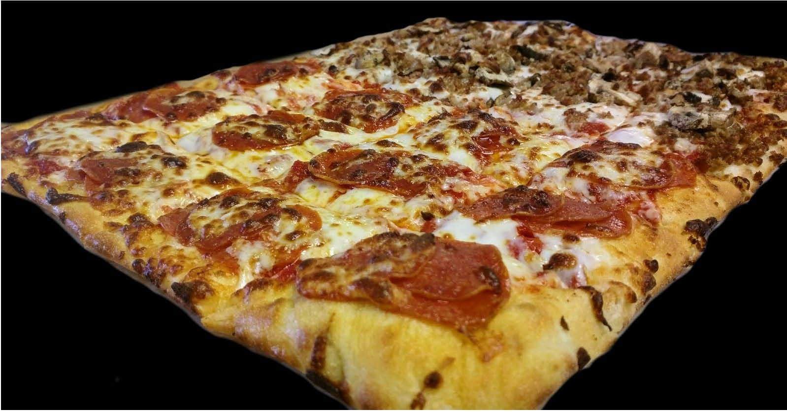 Order Half Sheet (16 slice) Pizza with 1 Topping Deal food online from Best Pizza & Sandwiches store, Willoughby on bringmethat.com