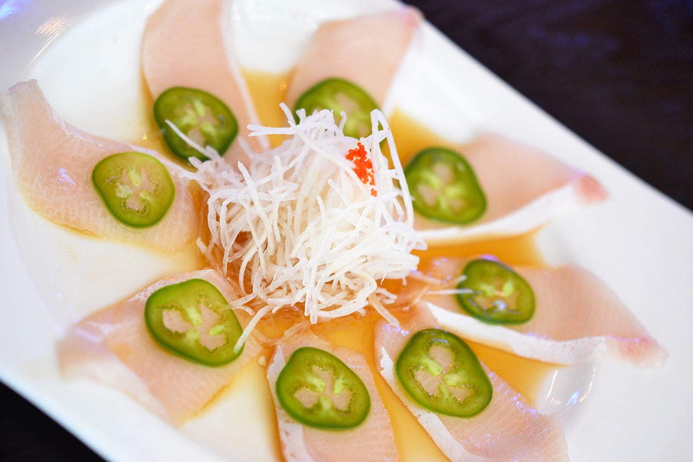 Order Yellowtail Jalapeno food online from Sushi para japanese restaurant store, New York on bringmethat.com
