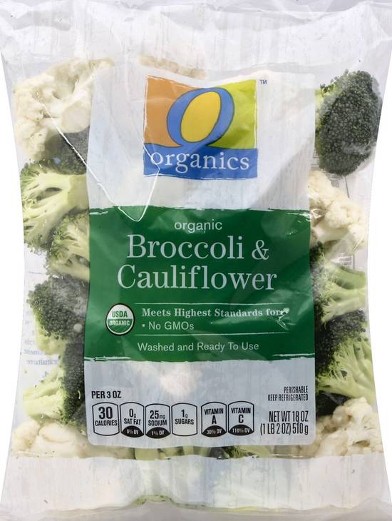 Order O Organics · Organic Broccoli & Cauliflower (18 oz) food online from Albertsons store, Eugene on bringmethat.com
