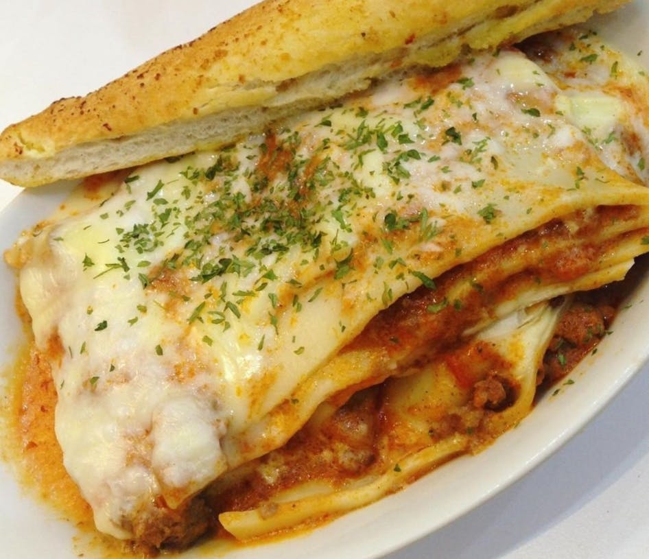 Order Lasagna with Meat - Pasta food online from Valley Pizza store, Las Cruces on bringmethat.com