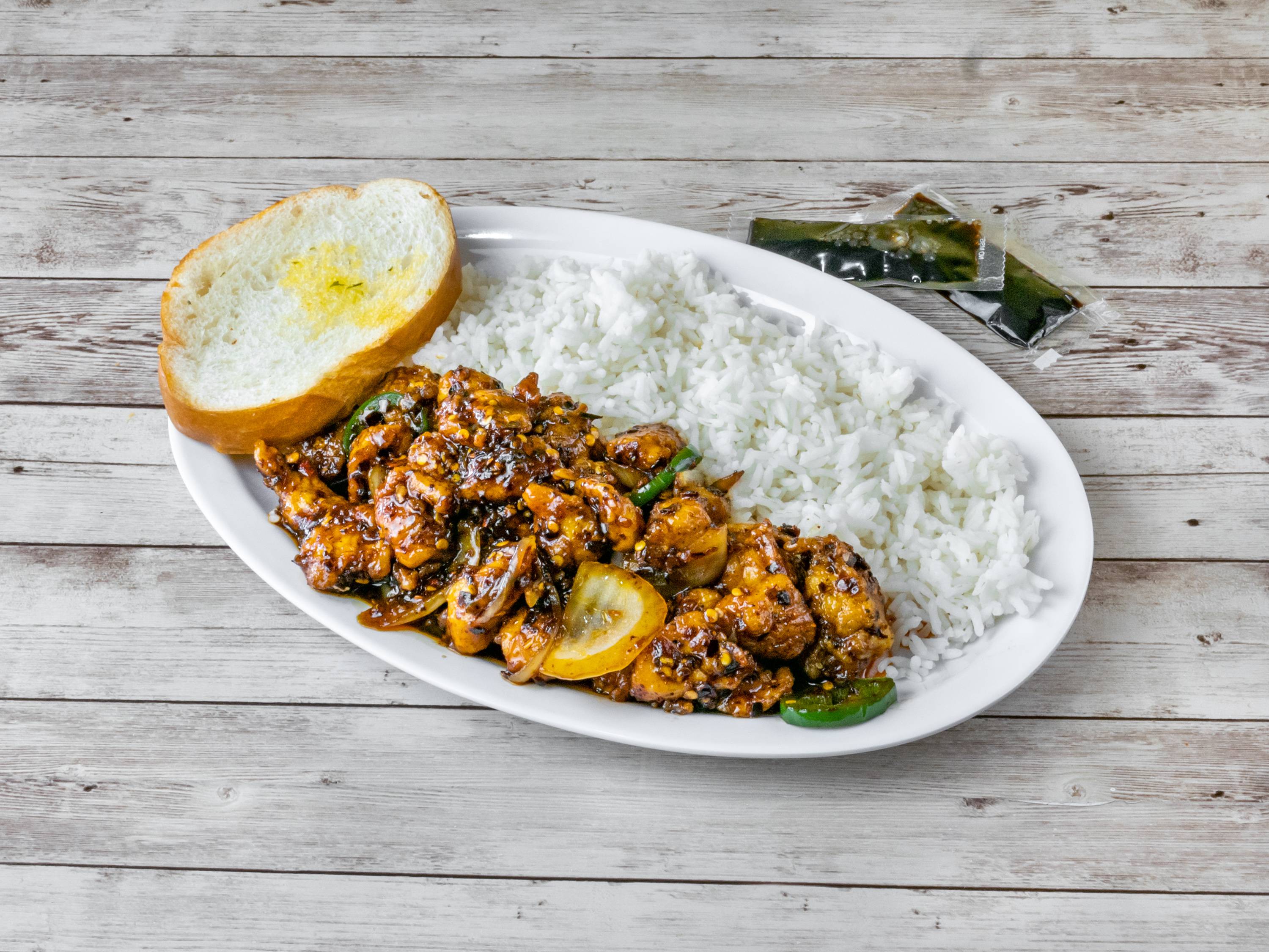 Order F5. Jalapeno Chicken food online from Fish Skillet Seafood store, Houston on bringmethat.com