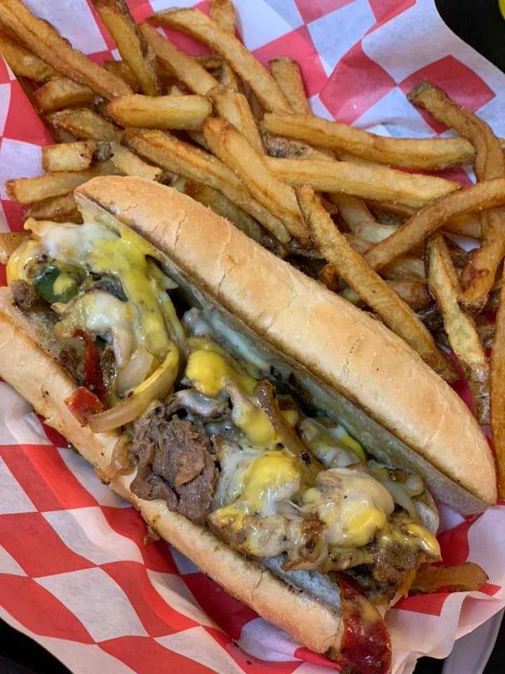 Order PHILLY CHEESE STEAK food online from Carnival Cafe store, Owensboro on bringmethat.com