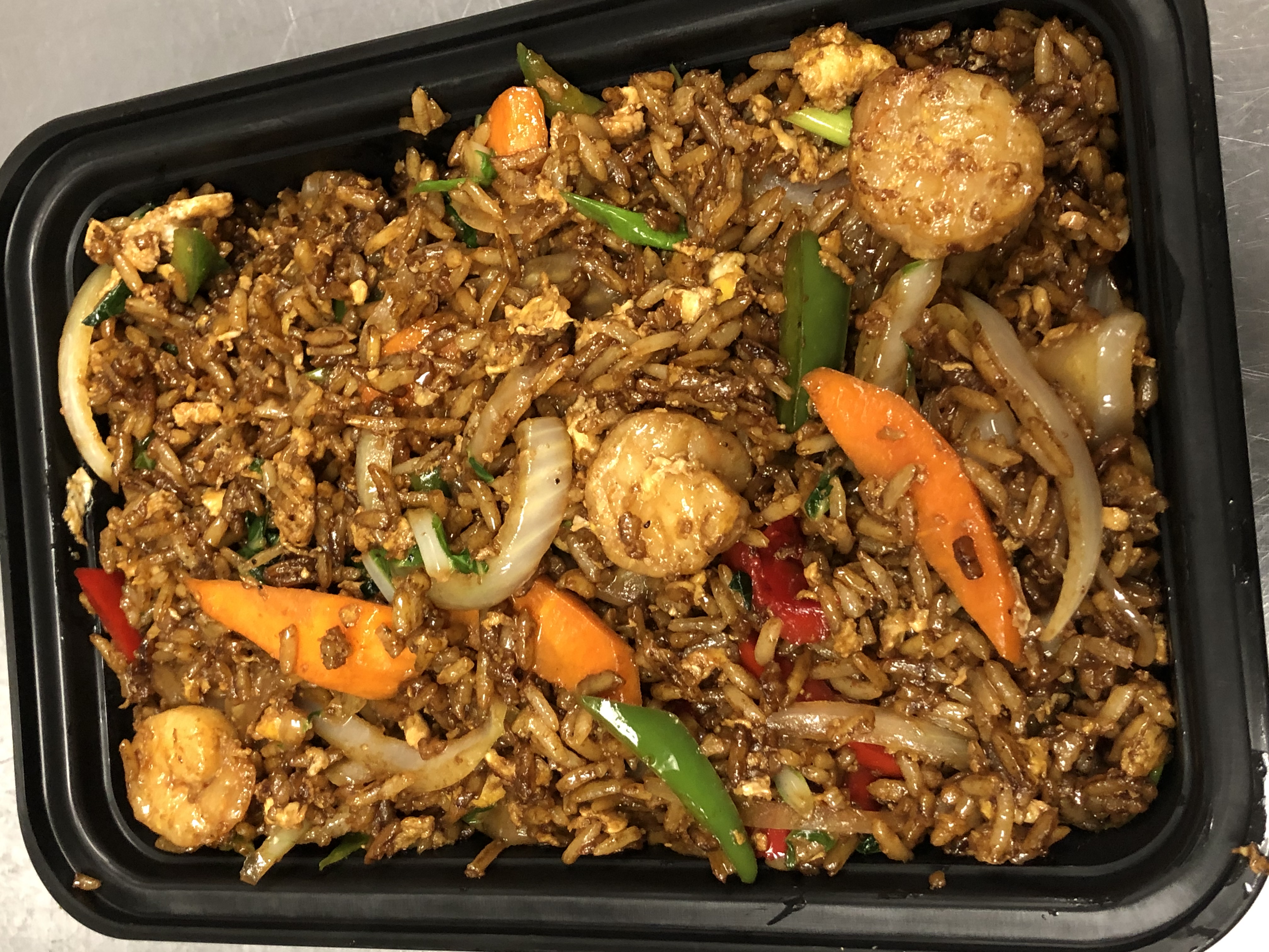 Order Fried Rice with Shrimp food online from Caribbean Quizine store, West Nyack on bringmethat.com