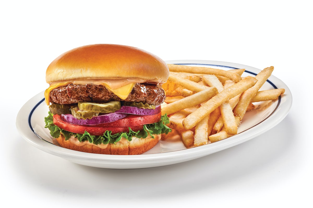 Order The Classic Steakburger food online from Ihop store, Santa Ana on bringmethat.com