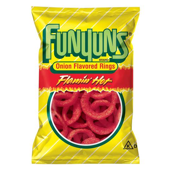 Order Funyuns Onion Flavored Rings Flamin' Hot food online from Lone Star store, Gainesville on bringmethat.com