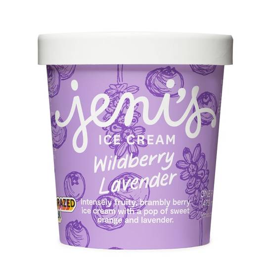 Order Wildberry Lavender Pint food online from Jeni's Ice Cream Bethesda store, Bethesda on bringmethat.com