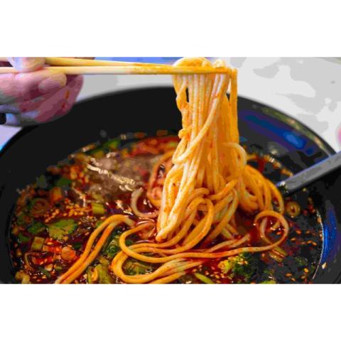 Order Lan Zhou Spicy Beef Noodle Soup Specialty food online from Noodles & Dumplings store, El Paso on bringmethat.com
