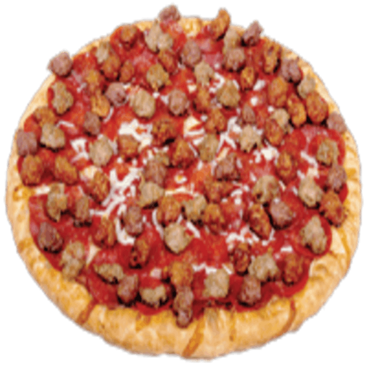 Order #4 Carnivore Pizza - Mini 8'' (Serves 1) food online from City Pizza store, Campbell on bringmethat.com