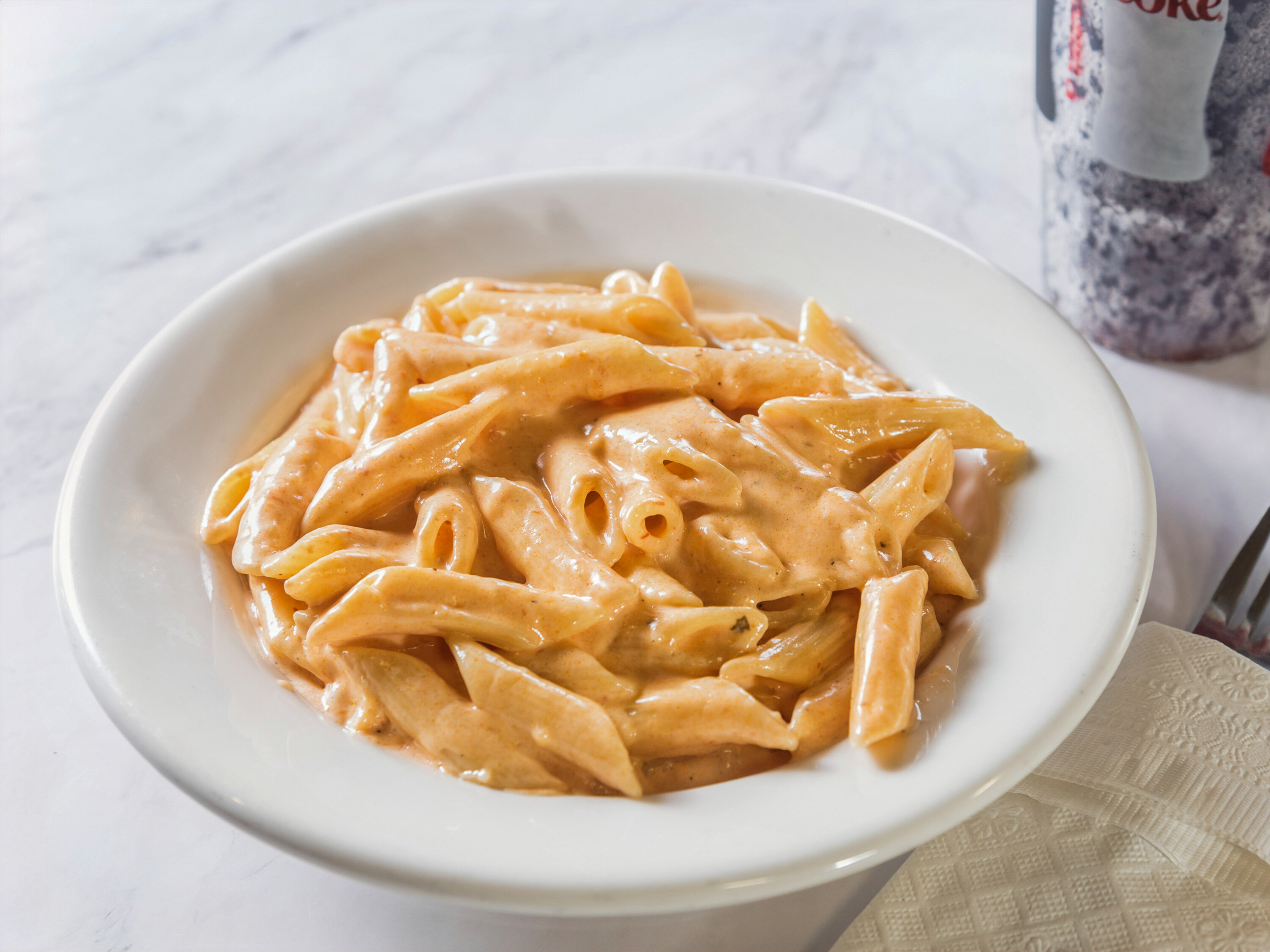 Order Pasta with Pink Sauce food online from Italian Pizzeria store, Durham on bringmethat.com