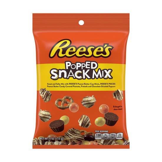 Order Reese's Popped Popcorn Snack Mix food online from Exxon Food Mart store, Port Huron on bringmethat.com