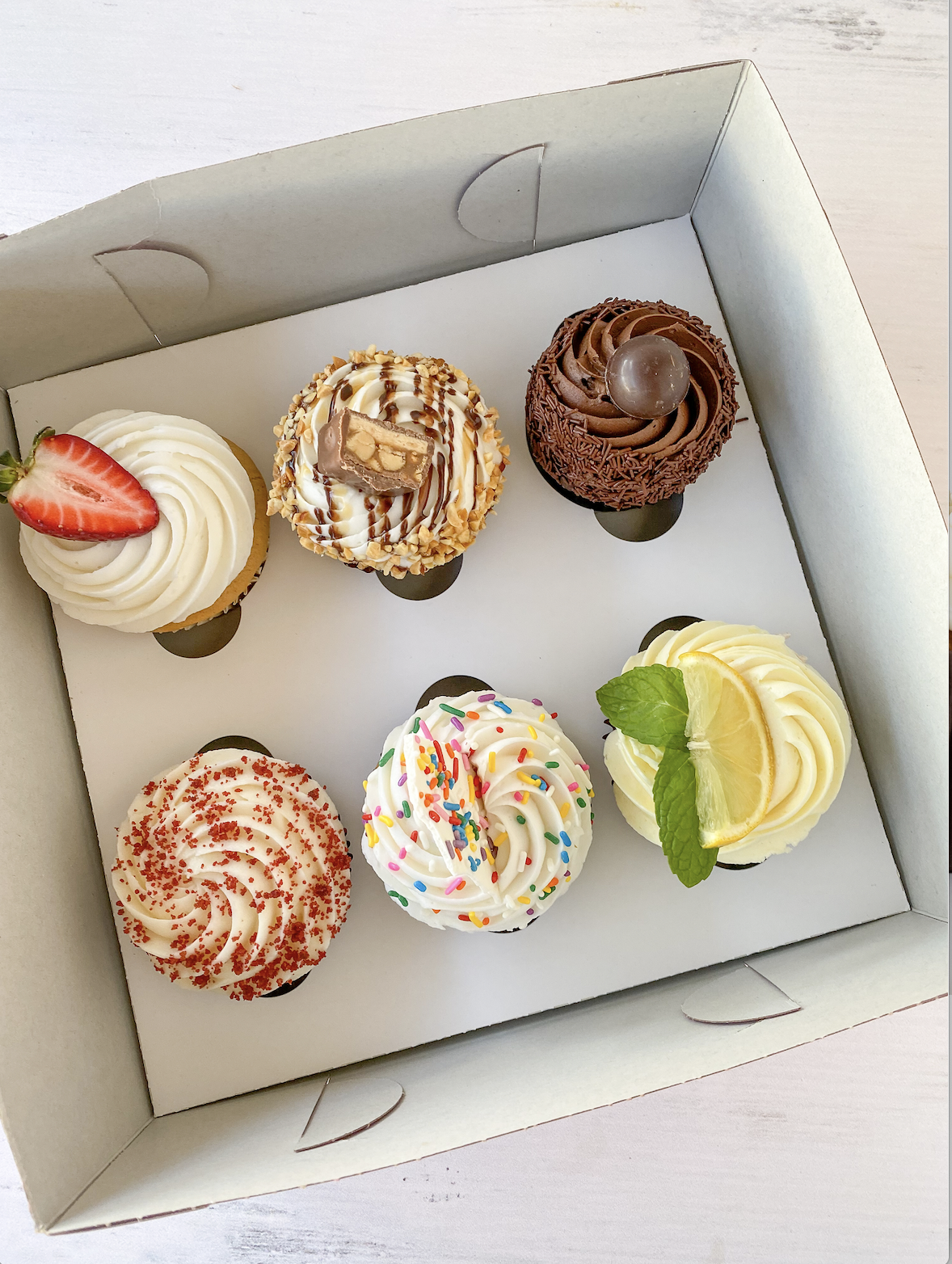 Order Assorted Cupcakes food online from Cute Cakes store, Escondido on bringmethat.com
