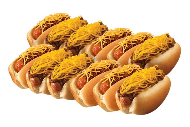 Order 12 CHILI CHEESE PUPS food online from Krystal store, Moultrie on bringmethat.com