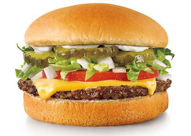 Order Jr. Deluxe Cheeseburger food online from Sonic store, Bakersfield on bringmethat.com