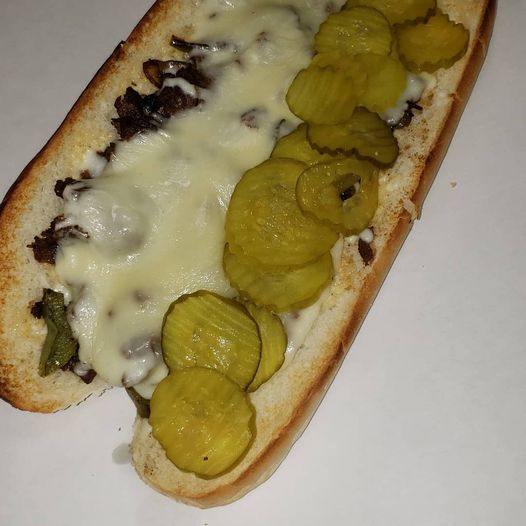 Order Philly Cheesesteak Sandwich food online from Dan Pizza Co store, Webster on bringmethat.com