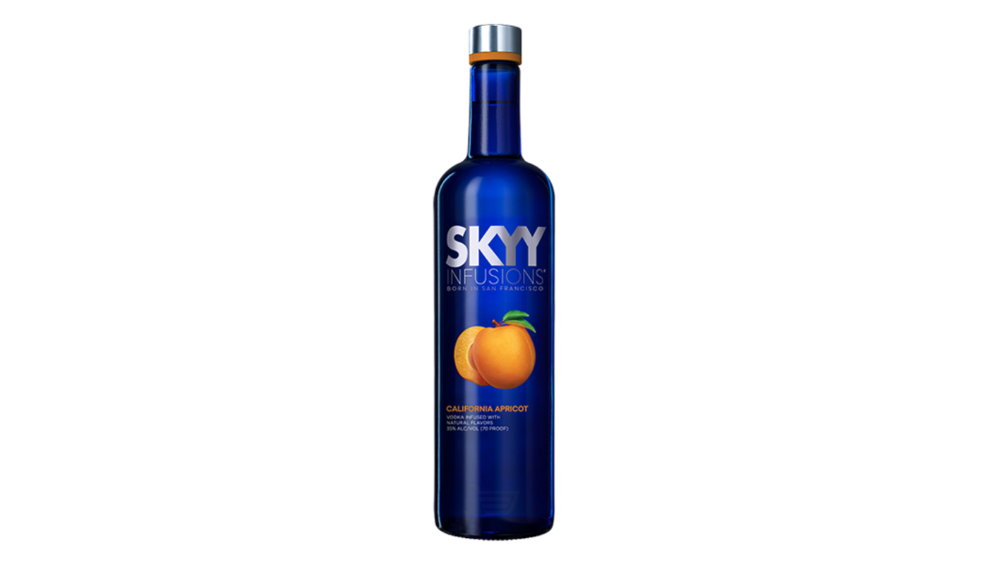 Order Skyy Infusions California Apricot Vodka 750mL food online from Oak Knoll Liquor store, Santa Maria on bringmethat.com