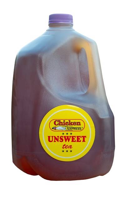Order Gallon of Unsweet Tea food online from Chicken Express store, River Oaks on bringmethat.com