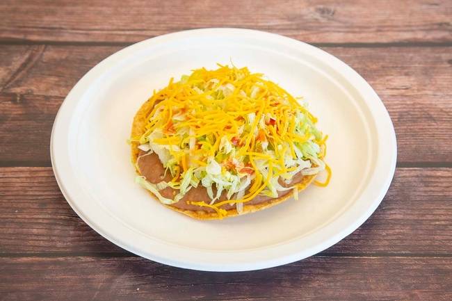 Order Bean Tostada food online from Sombrero store, San Diego on bringmethat.com