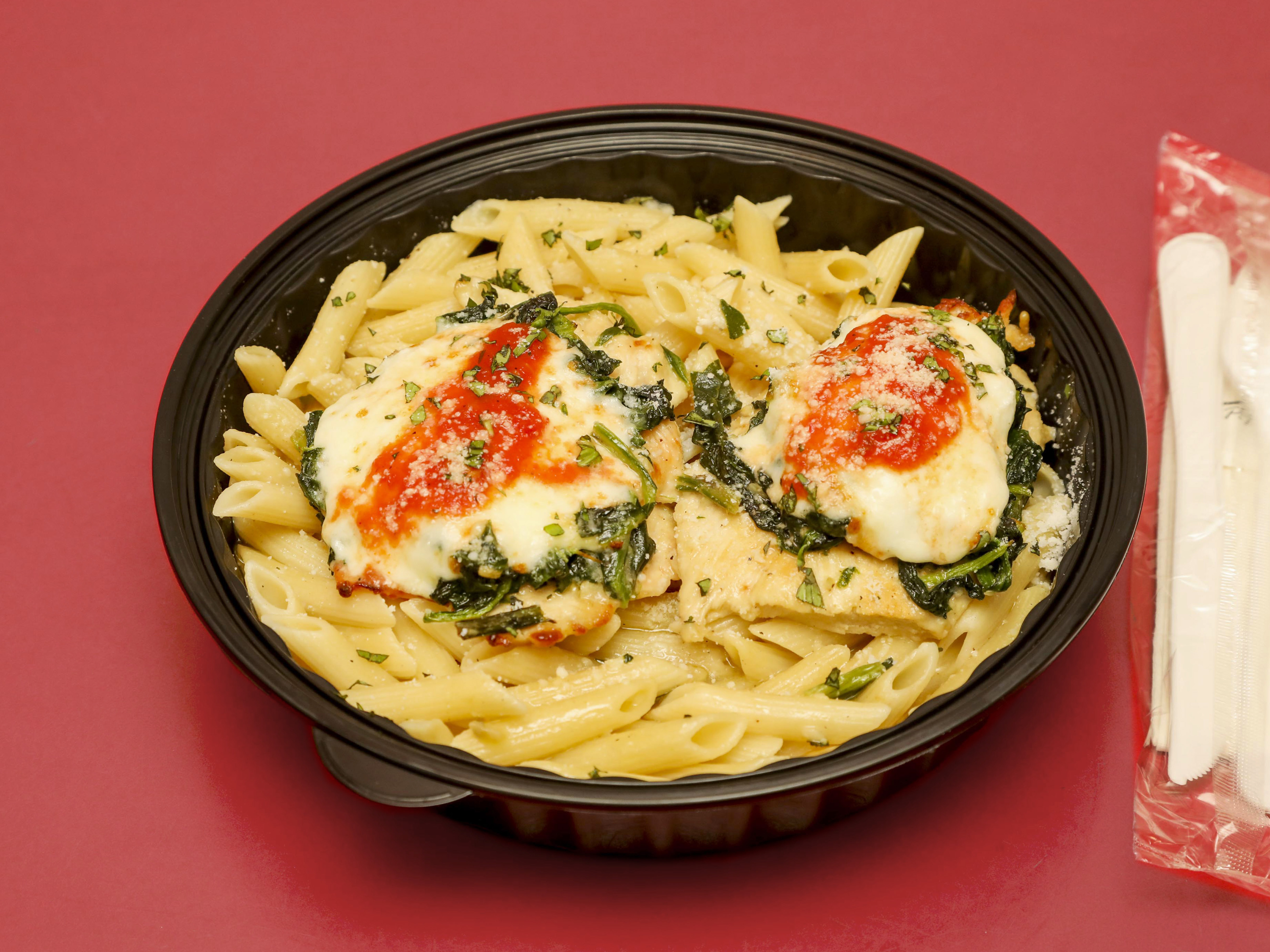 Order Chicken Florentine food online from Gino's Cucina Brick Oven Pizza store, Brooklyn on bringmethat.com