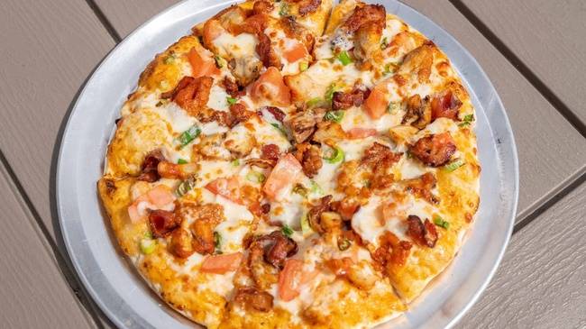 Order Med. Buffalo Bacon Ranch 12" food online from Pizza Leon store, Austin on bringmethat.com
