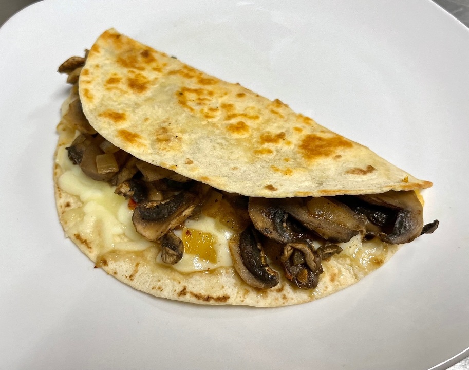 Order Side Mushroom Quesadilla food online from Totopo Mexican Kitchen And Bar store, Pittsburgh on bringmethat.com