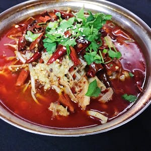 Order B14. 沸腾毛肚 Beef stomach in spicy soup food online from Red Pepper store, Lawrence on bringmethat.com