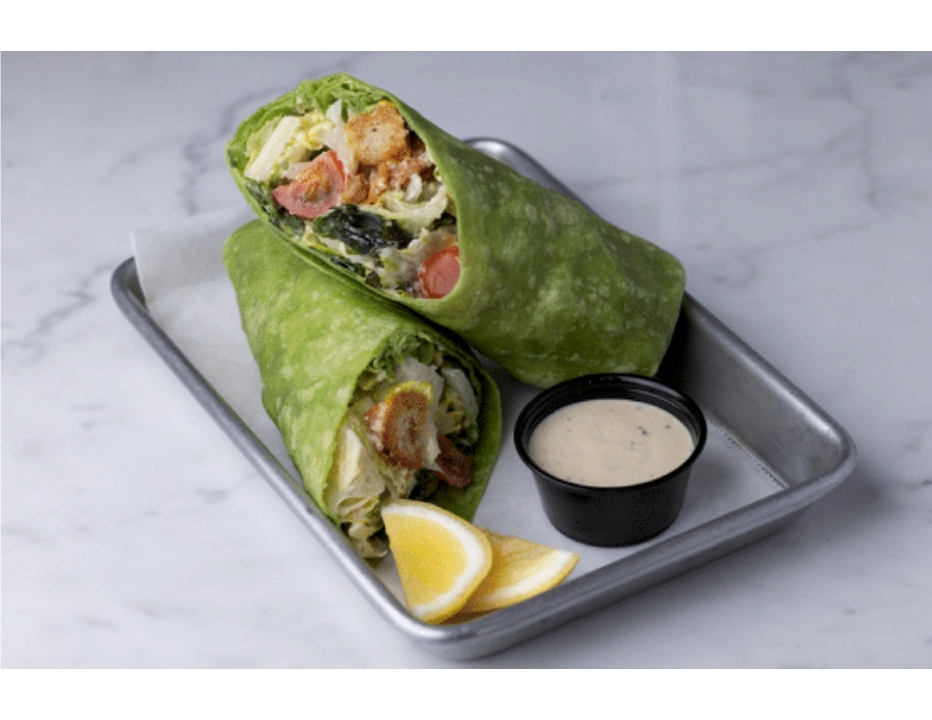 Order Caesar Salad Wrap food online from Hilltop Coffee + Kitchen store, Los Angeles on bringmethat.com
