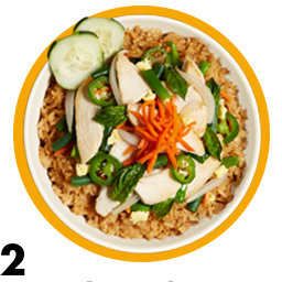 Order Basil Fry Rice (Vegetarian) food online from Tin Drum Asian Kitchen store, Atlanta on bringmethat.com
