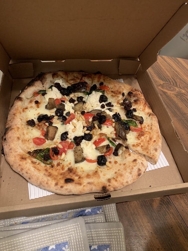Order Caponata Pizza - 12'' (6 Slices) food online from Citizen Pie store, Cleveland on bringmethat.com