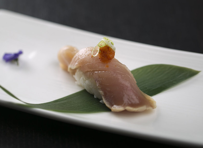 Order G7. Albacore Sushi food online from Icho Izakaya Fusion Cuisine store, Temple City on bringmethat.com