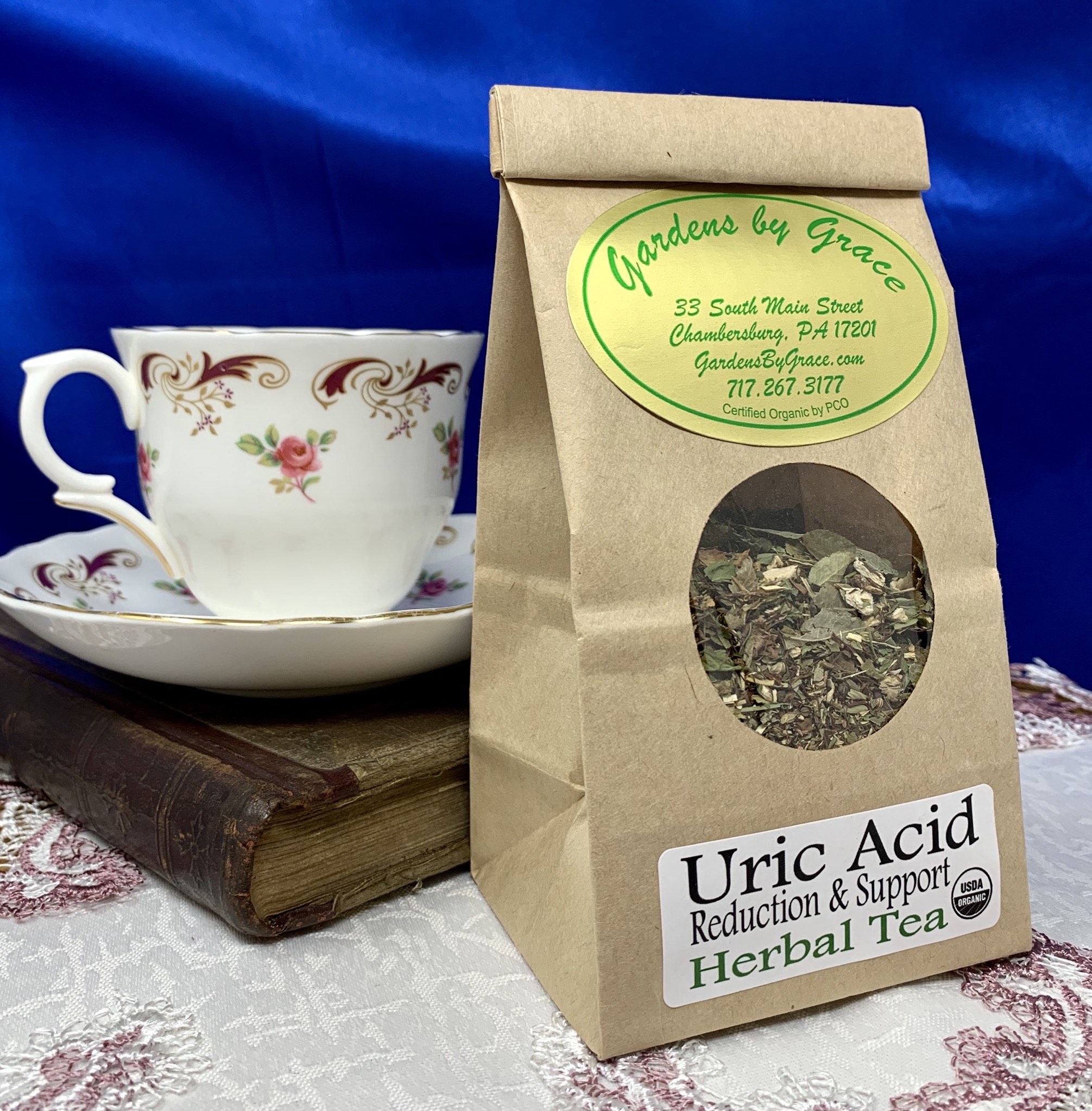 Order Uric Acid Reduction and Support Tea food online from Gardens By Grace store, Chambersburg on bringmethat.com