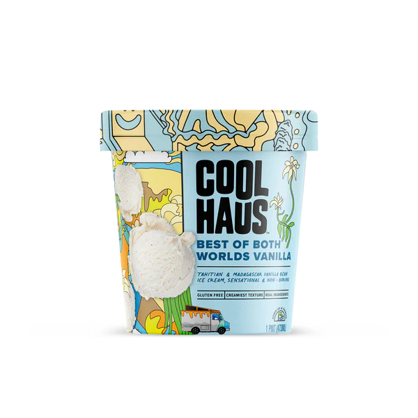 Order Cool Haus - Best of Both Worlds - Vanilla - Pint food online from Luv Mart store, Santa Cruz on bringmethat.com