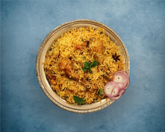 Order Peshawari Chicken Biryani food online from Gunpowder Cafe store, Exton on bringmethat.com