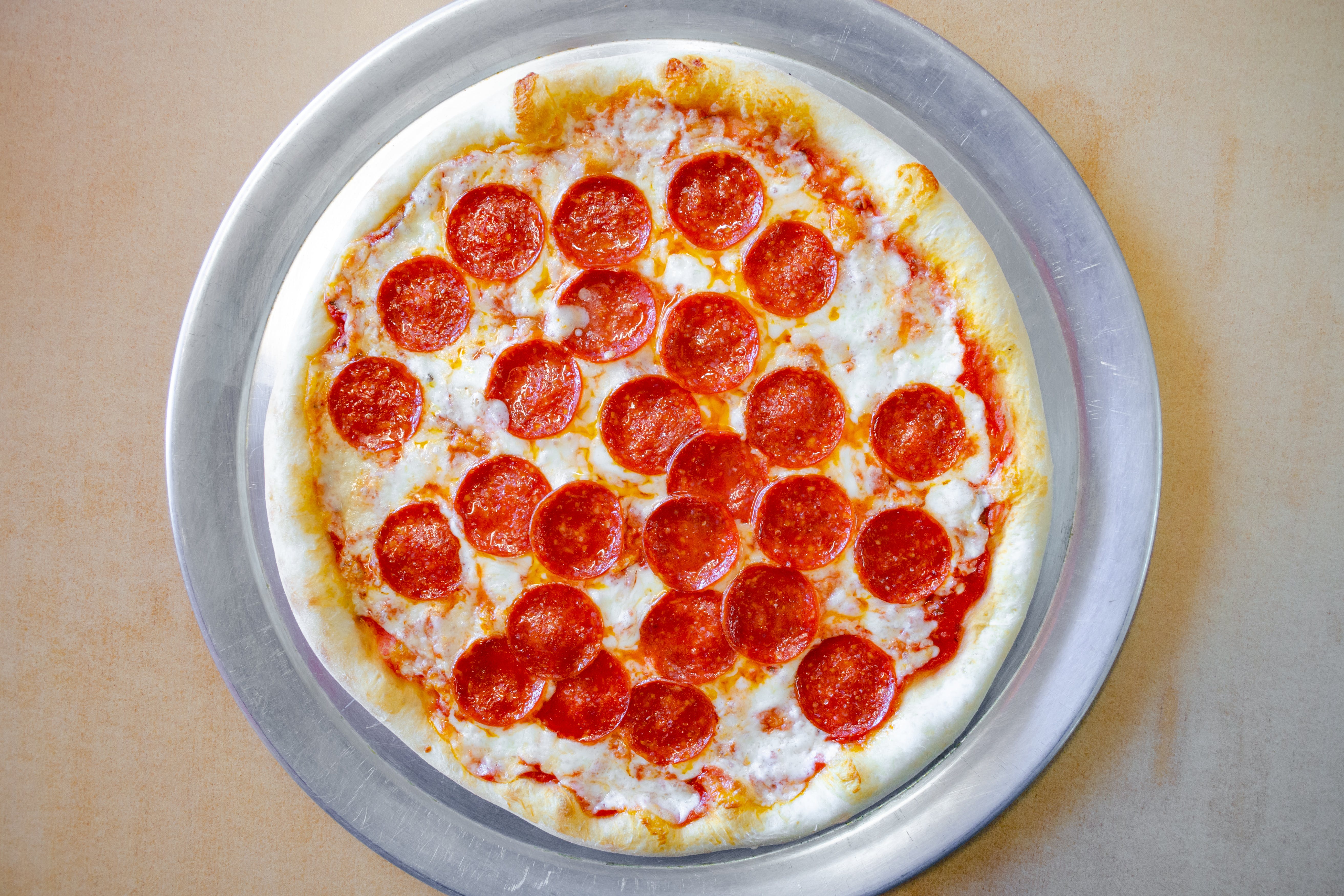 Order Pepperoni Pizza - Small 12'' food online from Ranchito Pizzeria & Mexican Restaurant store, Fords on bringmethat.com