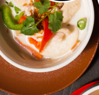 Order Tom Kha Soup food online from Thai 72 store, New York on bringmethat.com