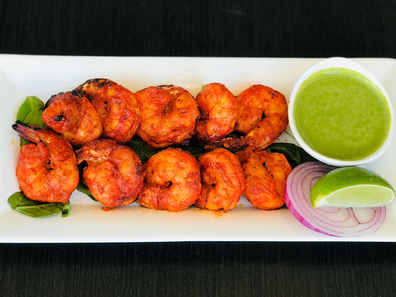 Order Tandoori Shrimp food online from Mirchi Indian Kitchen store, Foster City on bringmethat.com