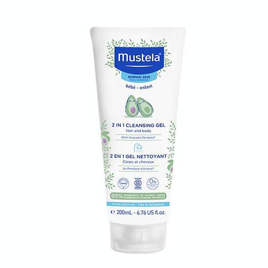 Order Mustela® 6.76 fl. oz. 2-in-1 Cleansing Gel for Normal Skin food online from Buybuy Baby store, Snellville on bringmethat.com