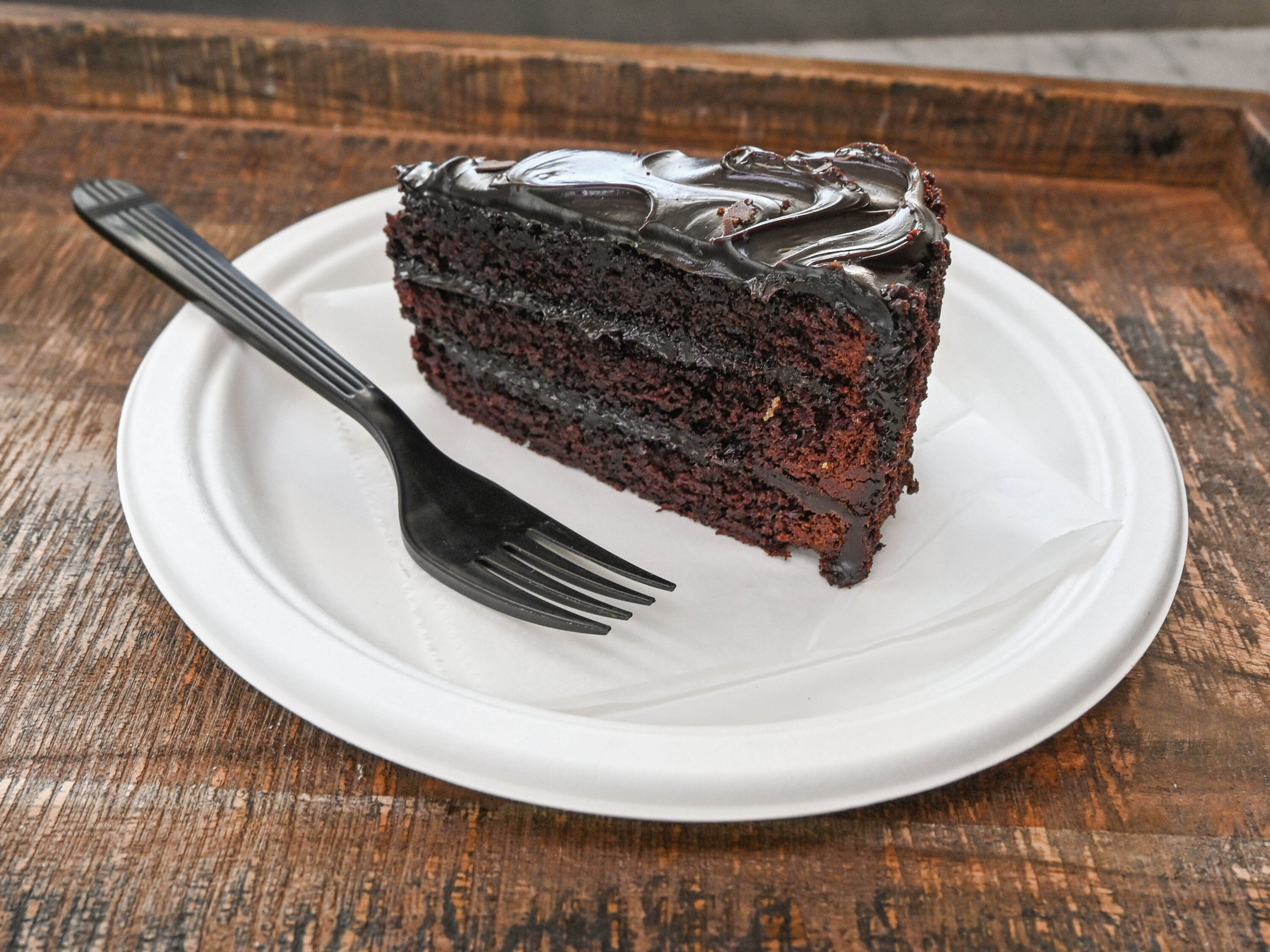Order Triple Layer Chocolate Cake food online from New Venice Pizza store, Elkins Park on bringmethat.com