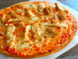 Order 12" Big Buffalo Chicken Pizza food online from Gus's Pizza Restaurant store, Groton on bringmethat.com