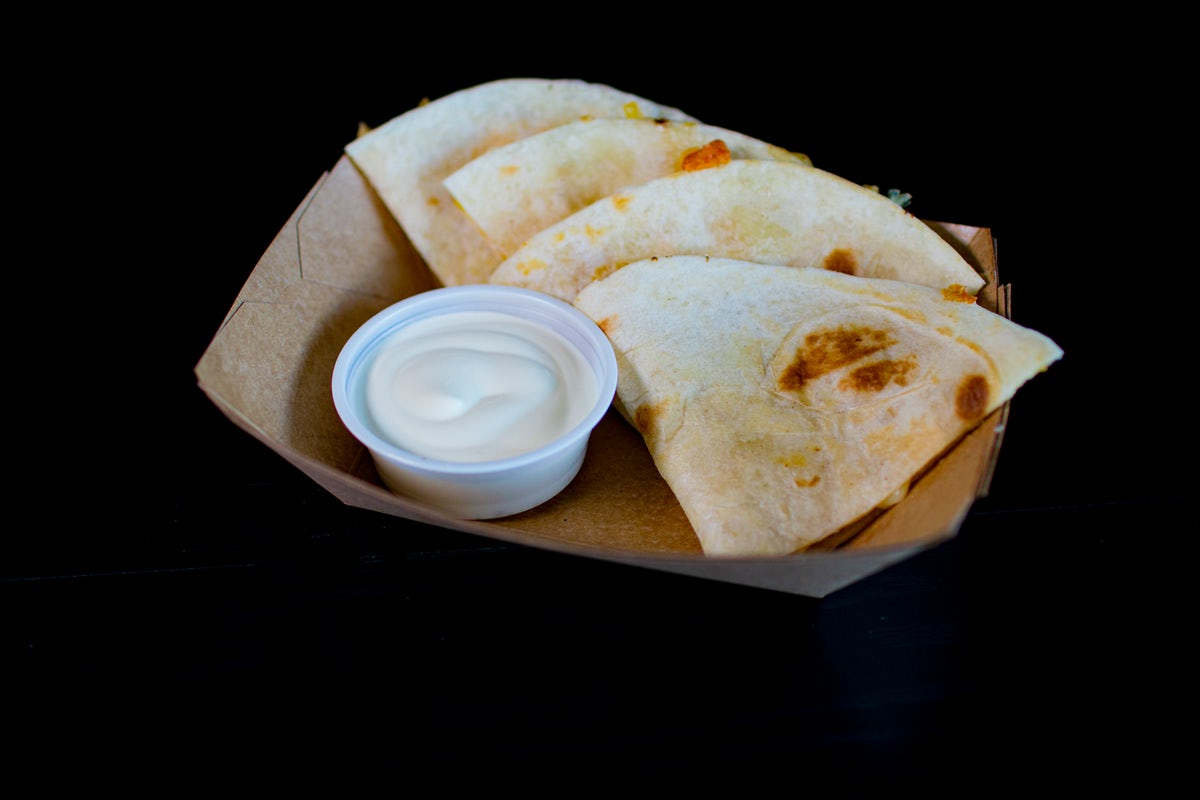 Order Kid's Cheese Quesadilla food online from Velvet Taco store, Plano on bringmethat.com
