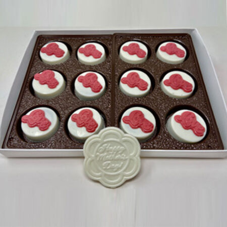 Order With Love Mothers Day Chocolate Dipped Cookie Bo food online from Twisted Gourmet Chocolates store, Passaic on bringmethat.com