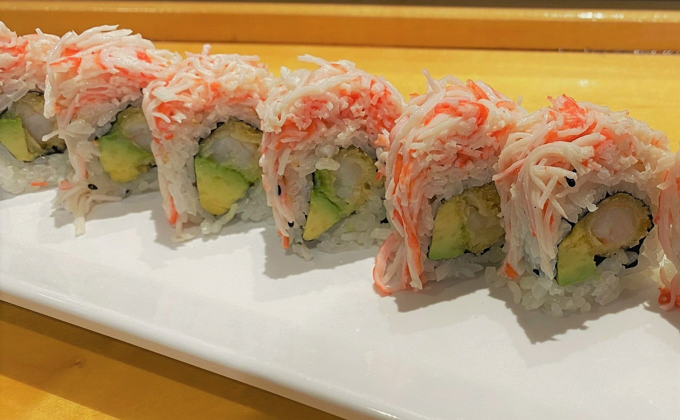 Order Snow Mountain Dragon Roll (8 pcs) food online from Rainbow Sushi store, Germantown on bringmethat.com