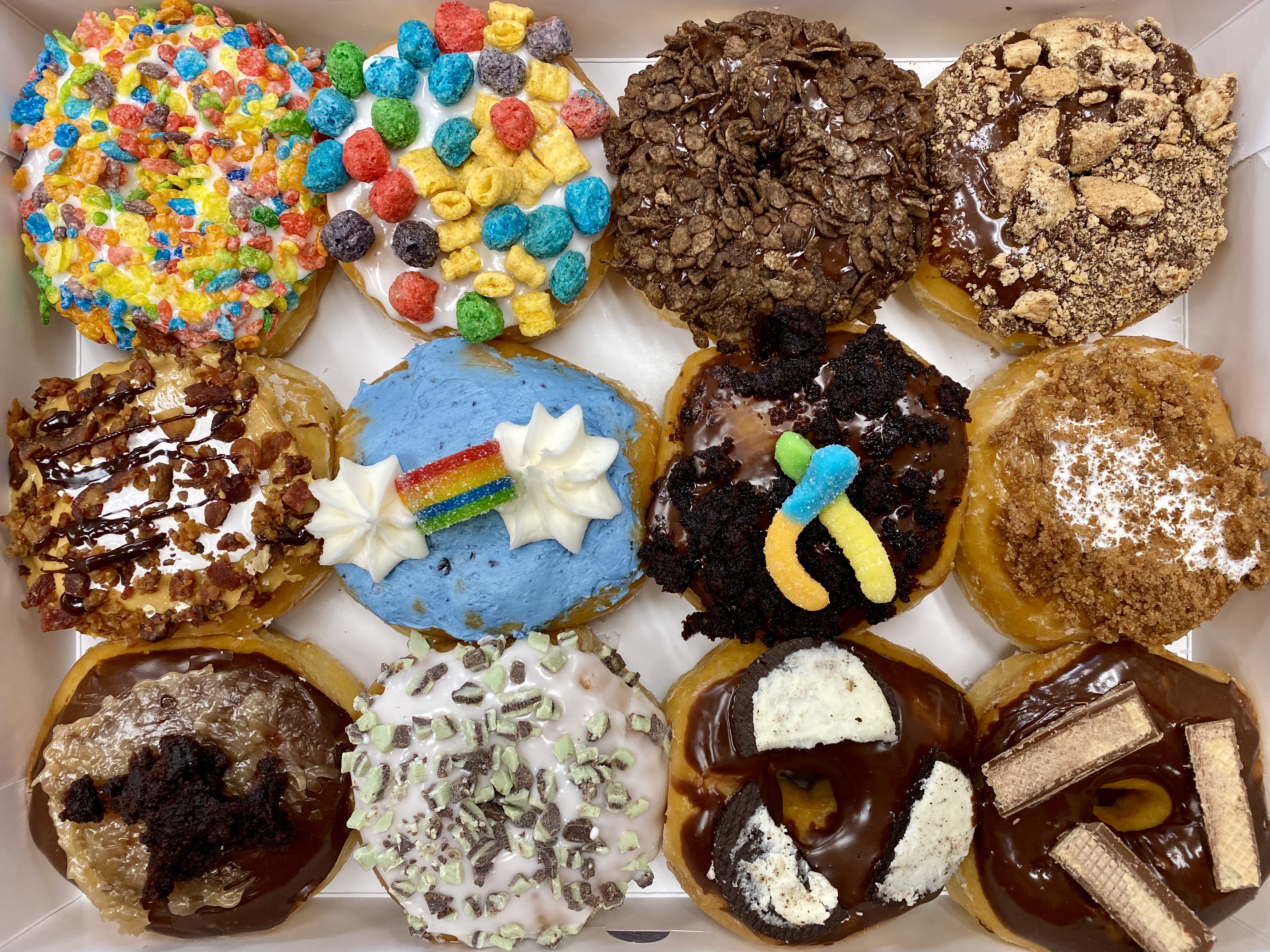 Order Dozen Donuts food online from Amy Donuts store, Albuquerque on bringmethat.com