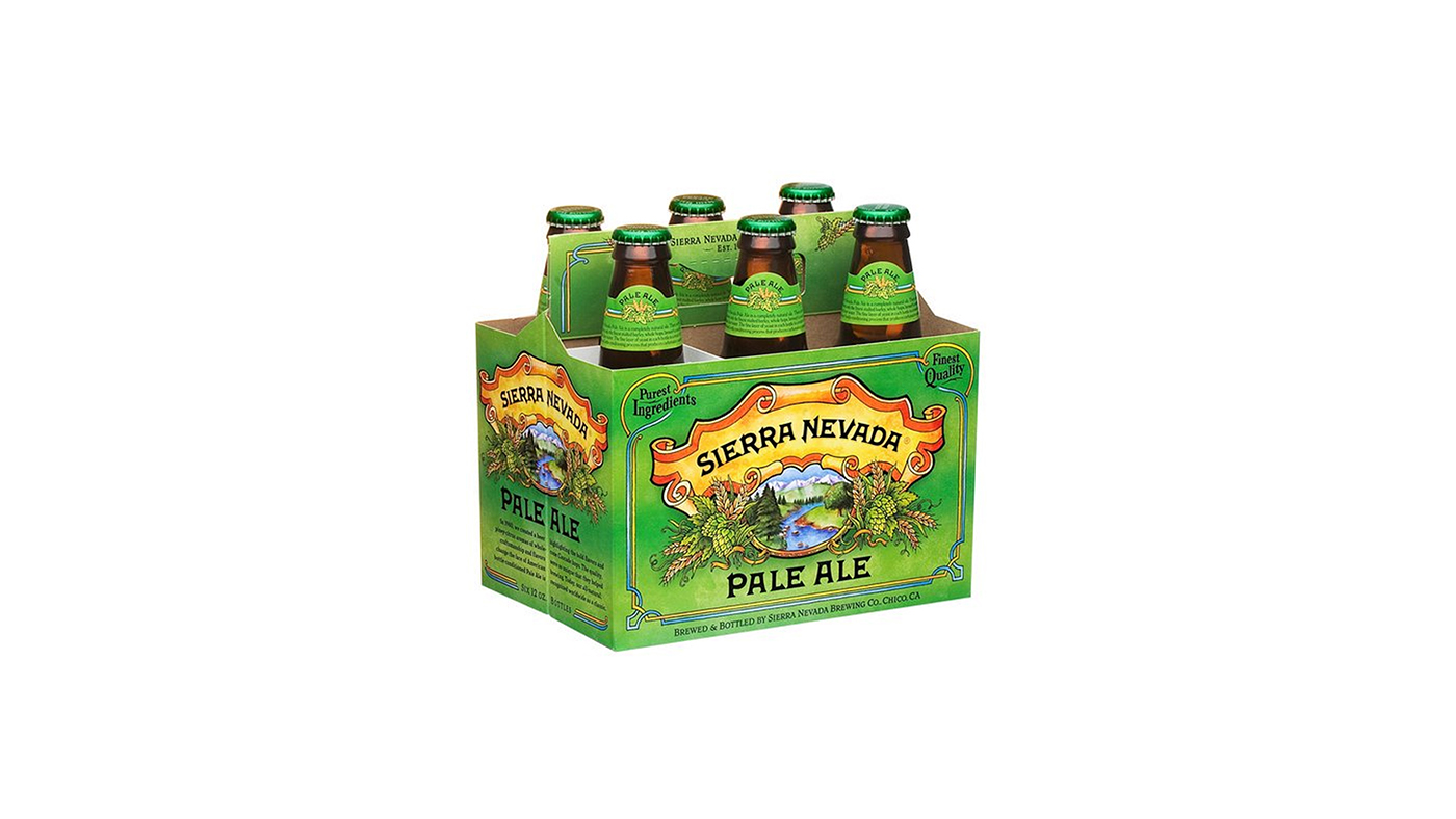 Order Sierra Nevada Pale Ale 6 Pack Bottles food online from Extra Mile 3022 store, Lincoln on bringmethat.com