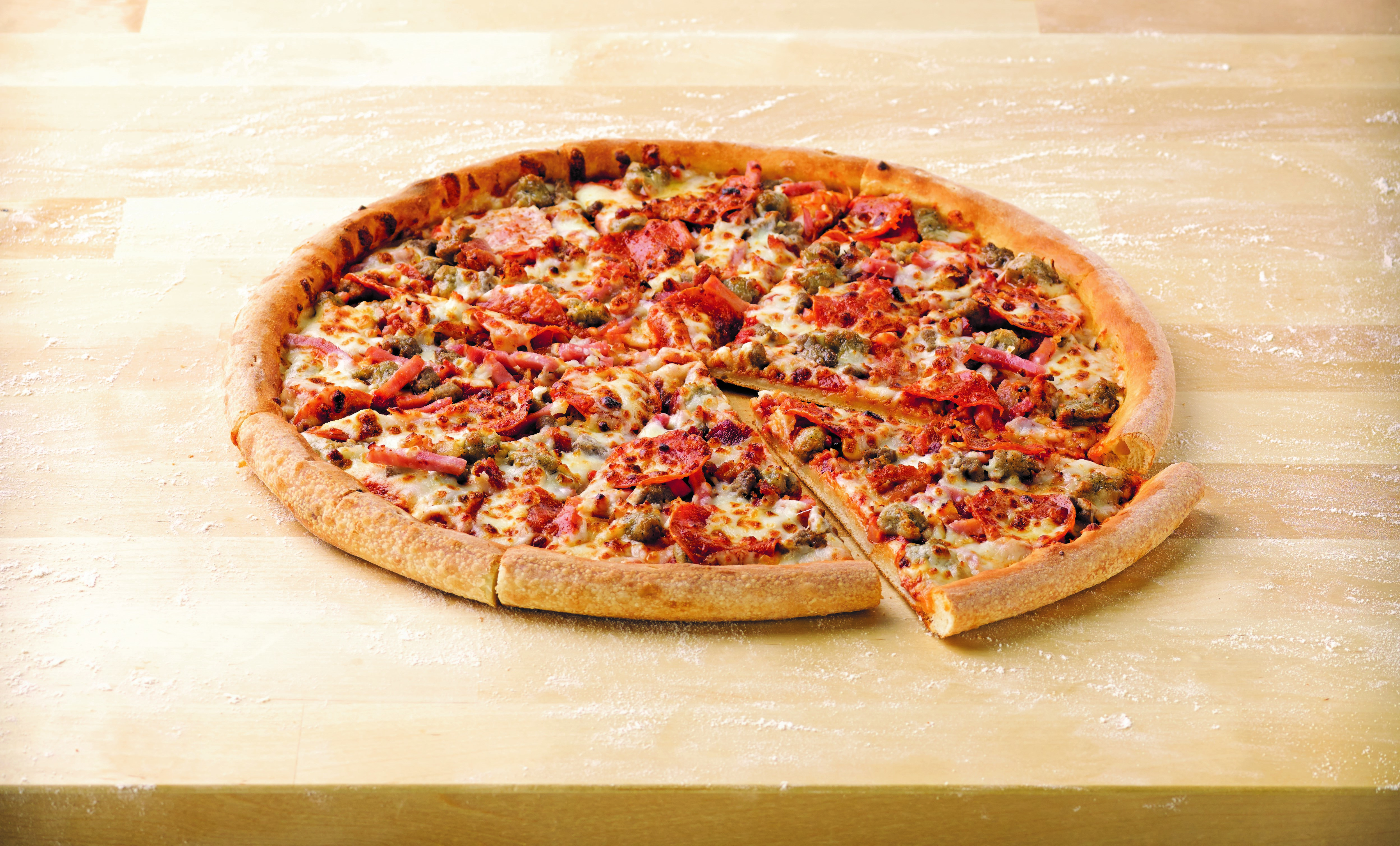 Order The Meats Pizza food online from Papa Johns store, Brownsville on bringmethat.com