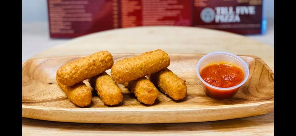 Order Fried Mozzarella Sticks - 6 Pieces food online from Rays Pizza store, Nashville on bringmethat.com