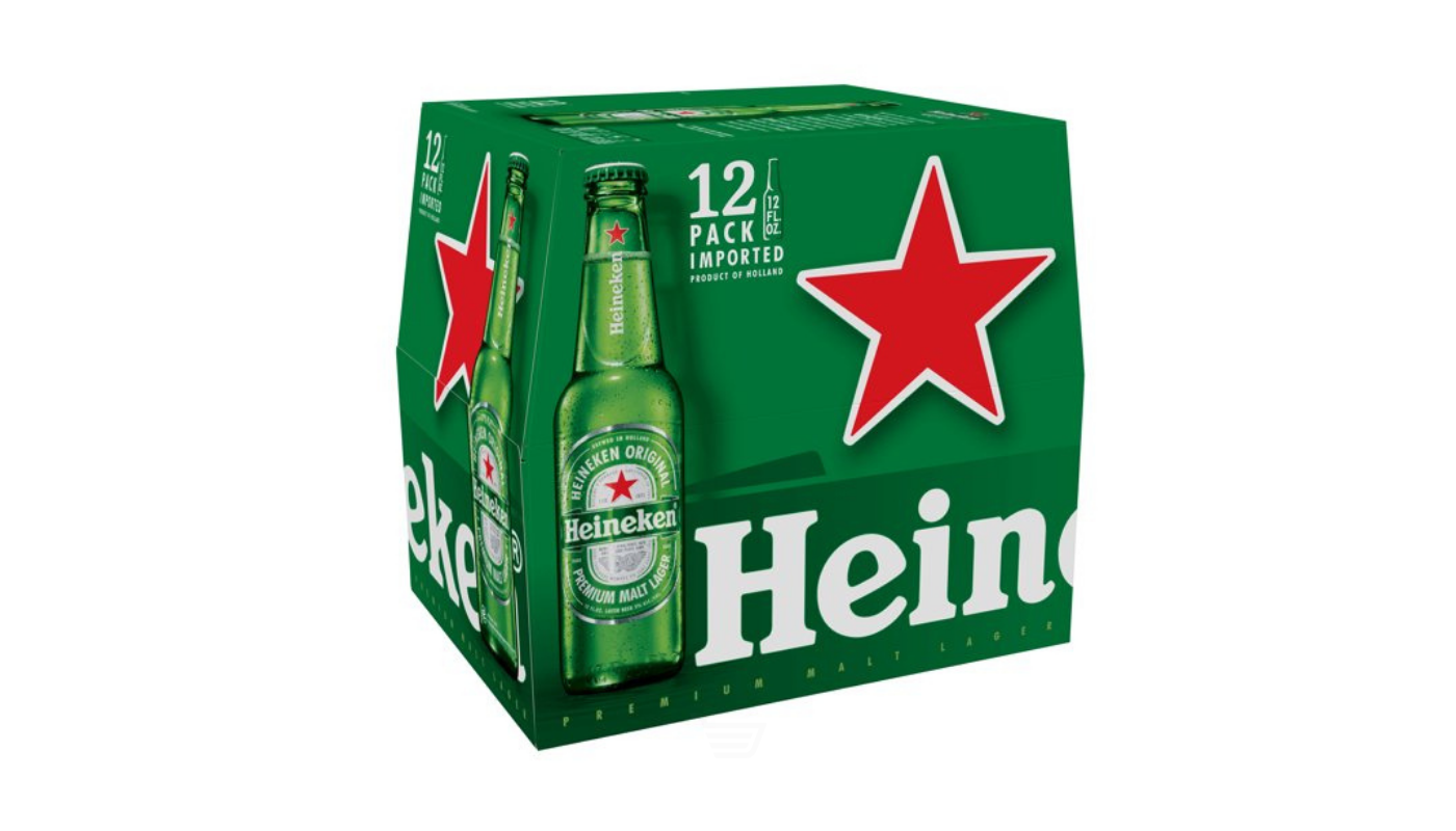 Order Heineken 12 Pack 12 oz Bottles food online from Rancho Liquor store, Thousand Oaks on bringmethat.com